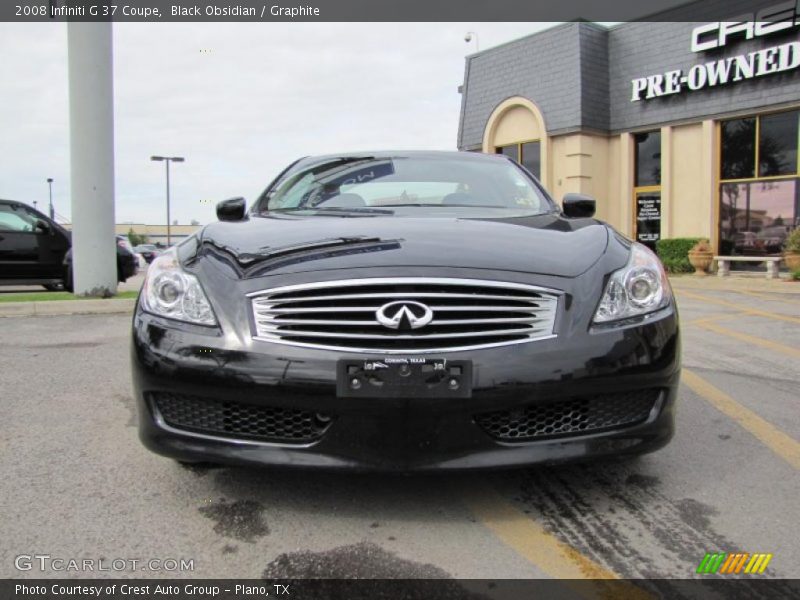 Black Obsidian / Graphite 2008 Infiniti G 37 Coupe