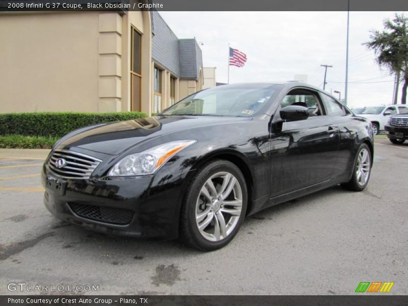 Black Obsidian / Graphite 2008 Infiniti G 37 Coupe