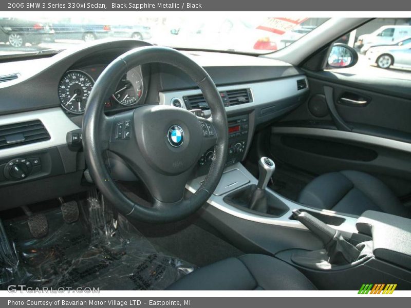 Black Sapphire Metallic / Black 2006 BMW 3 Series 330xi Sedan