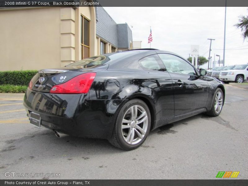 Black Obsidian / Graphite 2008 Infiniti G 37 Coupe