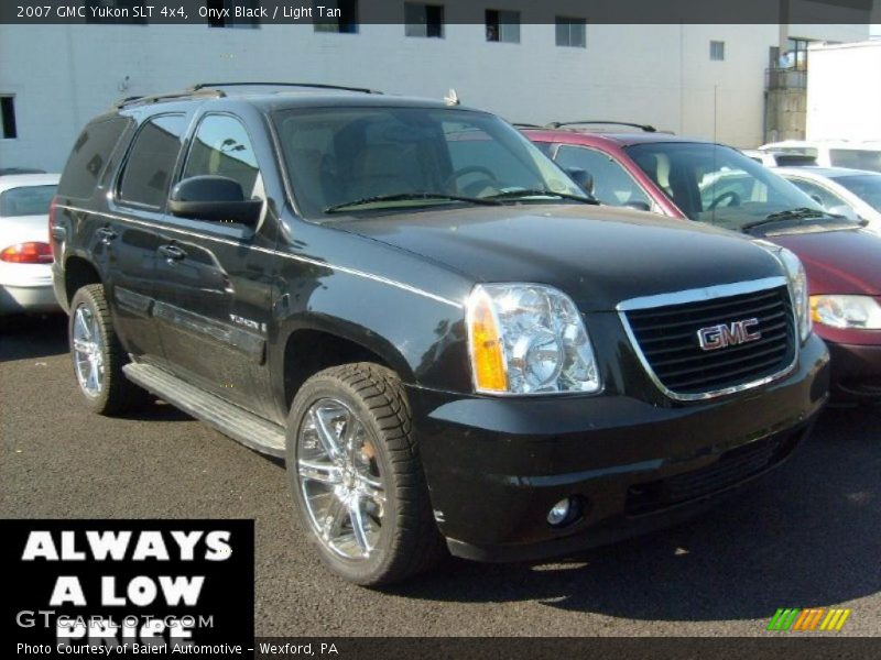 Onyx Black / Light Tan 2007 GMC Yukon SLT 4x4