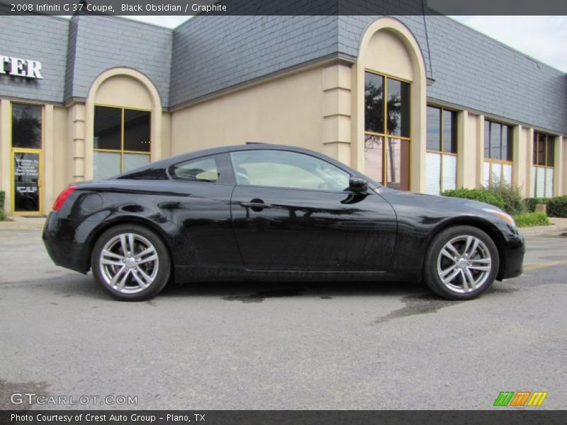 Black Obsidian / Graphite 2008 Infiniti G 37 Coupe