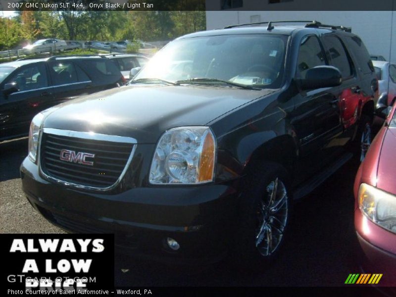 Onyx Black / Light Tan 2007 GMC Yukon SLT 4x4