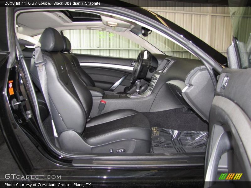Black Obsidian / Graphite 2008 Infiniti G 37 Coupe