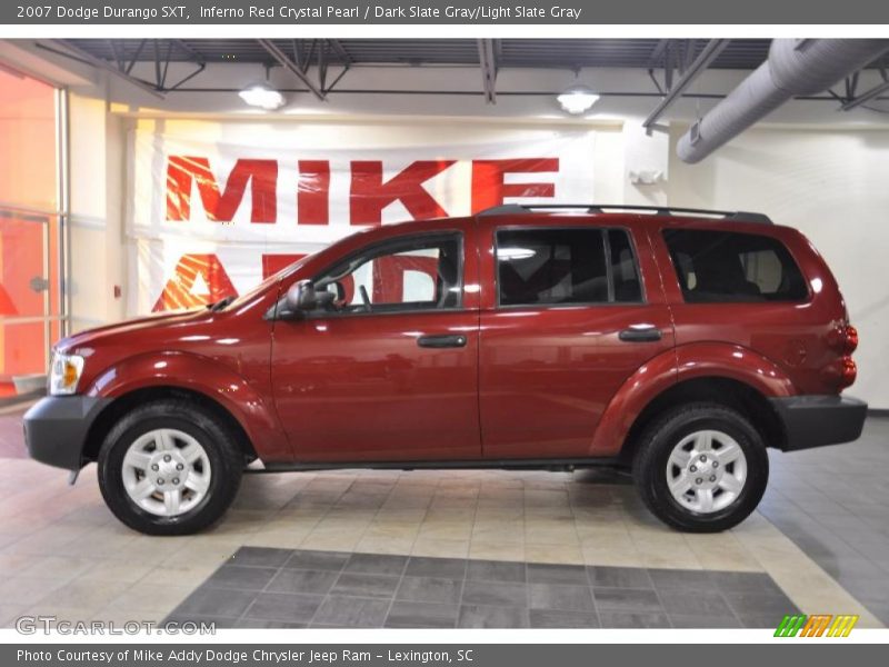 Inferno Red Crystal Pearl / Dark Slate Gray/Light Slate Gray 2007 Dodge Durango SXT