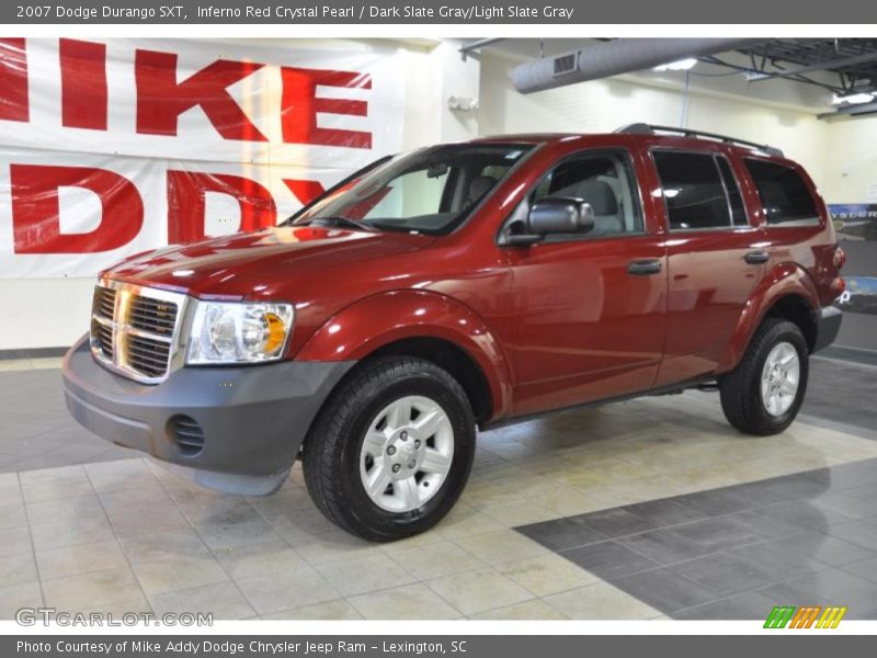 Inferno Red Crystal Pearl / Dark Slate Gray/Light Slate Gray 2007 Dodge Durango SXT