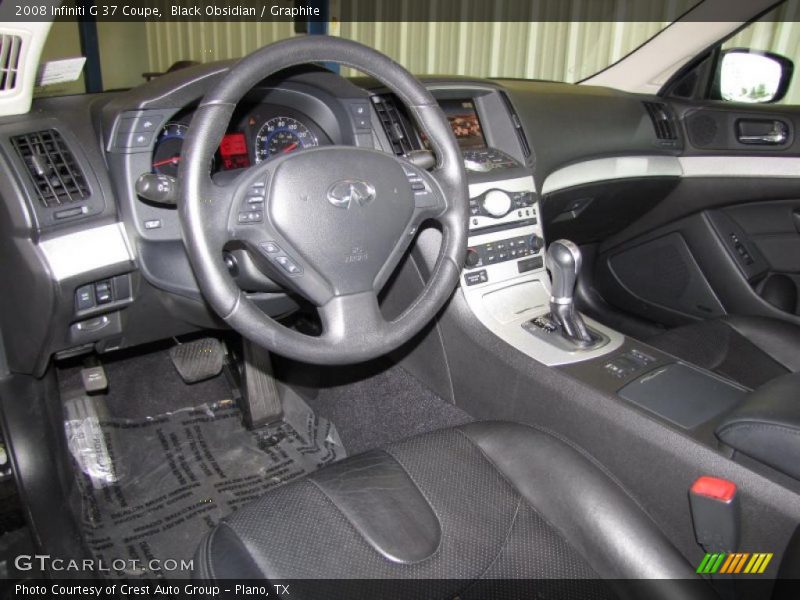 Black Obsidian / Graphite 2008 Infiniti G 37 Coupe