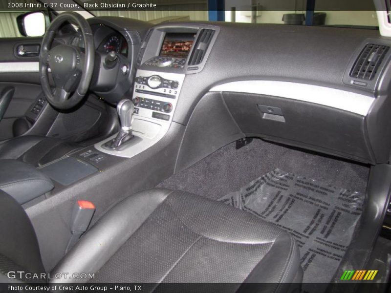 Black Obsidian / Graphite 2008 Infiniti G 37 Coupe