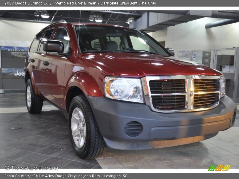 Inferno Red Crystal Pearl / Dark Slate Gray/Light Slate Gray 2007 Dodge Durango SXT