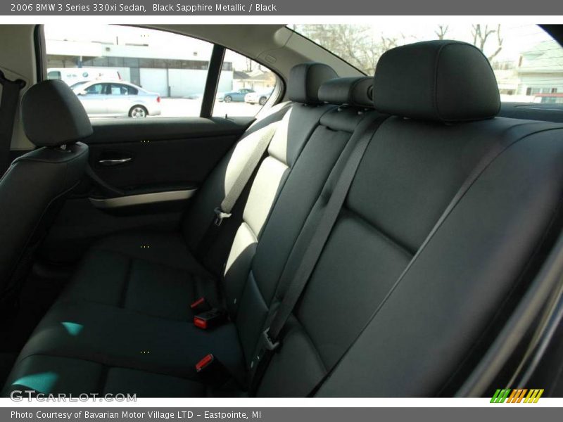 Black Sapphire Metallic / Black 2006 BMW 3 Series 330xi Sedan
