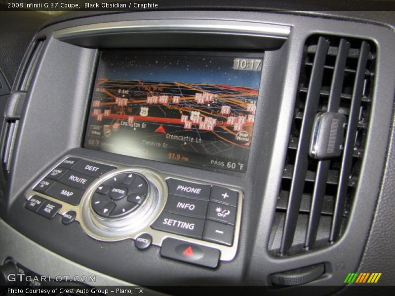 Black Obsidian / Graphite 2008 Infiniti G 37 Coupe