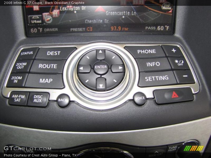 Black Obsidian / Graphite 2008 Infiniti G 37 Coupe