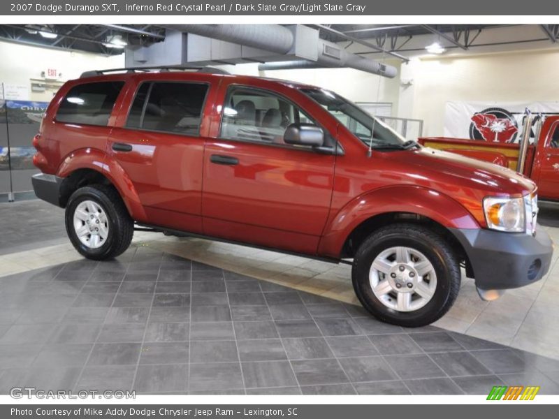 Inferno Red Crystal Pearl / Dark Slate Gray/Light Slate Gray 2007 Dodge Durango SXT