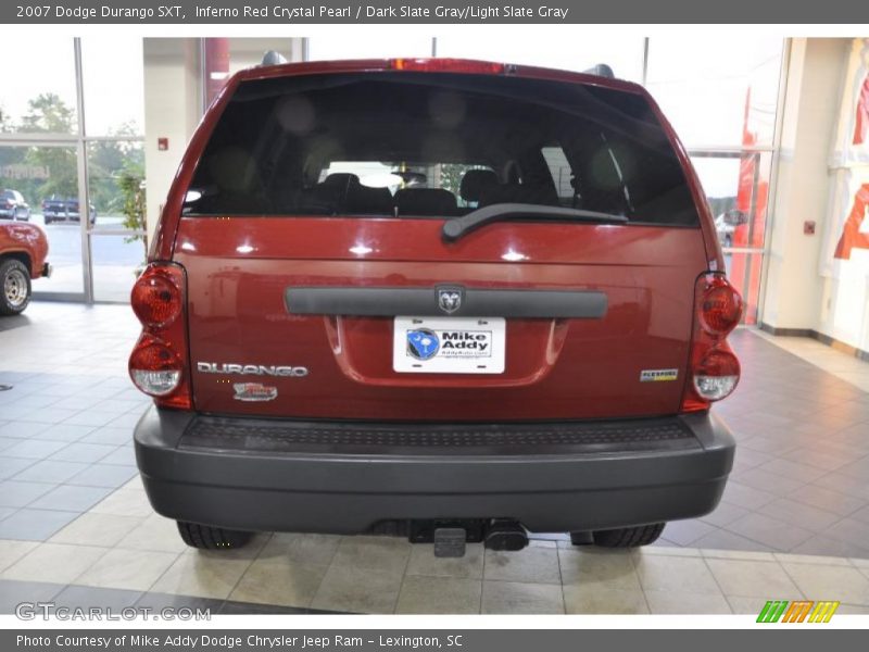 Inferno Red Crystal Pearl / Dark Slate Gray/Light Slate Gray 2007 Dodge Durango SXT