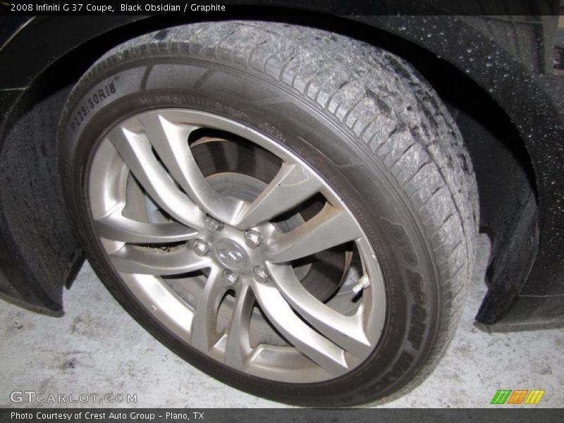 Black Obsidian / Graphite 2008 Infiniti G 37 Coupe