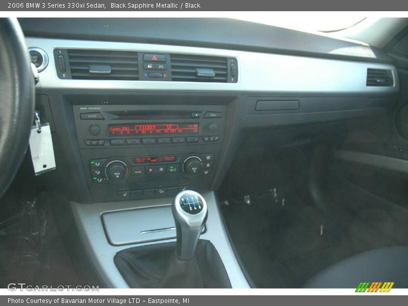 Black Sapphire Metallic / Black 2006 BMW 3 Series 330xi Sedan