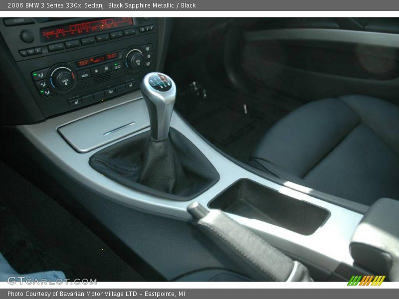 Black Sapphire Metallic / Black 2006 BMW 3 Series 330xi Sedan