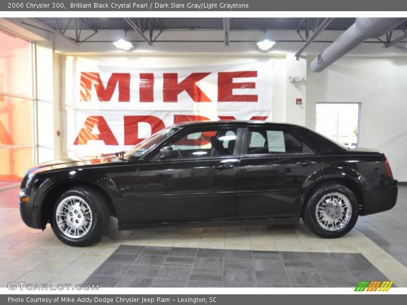 Brilliant Black Crystal Pearl / Dark Slate Gray/Light Graystone 2006 Chrysler 300
