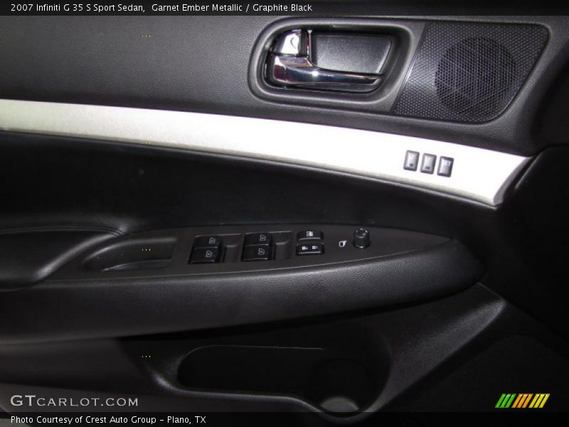 Garnet Ember Metallic / Graphite Black 2007 Infiniti G 35 S Sport Sedan