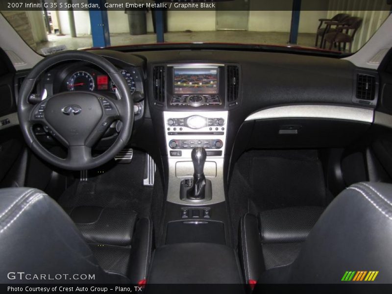 Garnet Ember Metallic / Graphite Black 2007 Infiniti G 35 S Sport Sedan