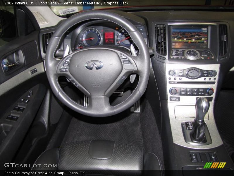Garnet Ember Metallic / Graphite Black 2007 Infiniti G 35 S Sport Sedan