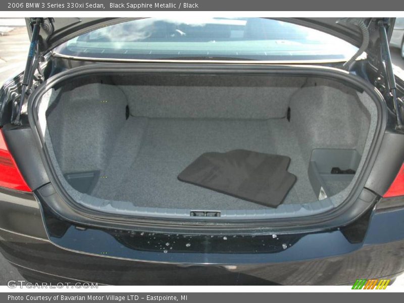 Black Sapphire Metallic / Black 2006 BMW 3 Series 330xi Sedan
