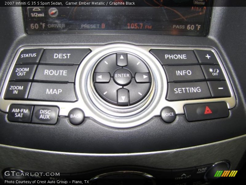 Garnet Ember Metallic / Graphite Black 2007 Infiniti G 35 S Sport Sedan