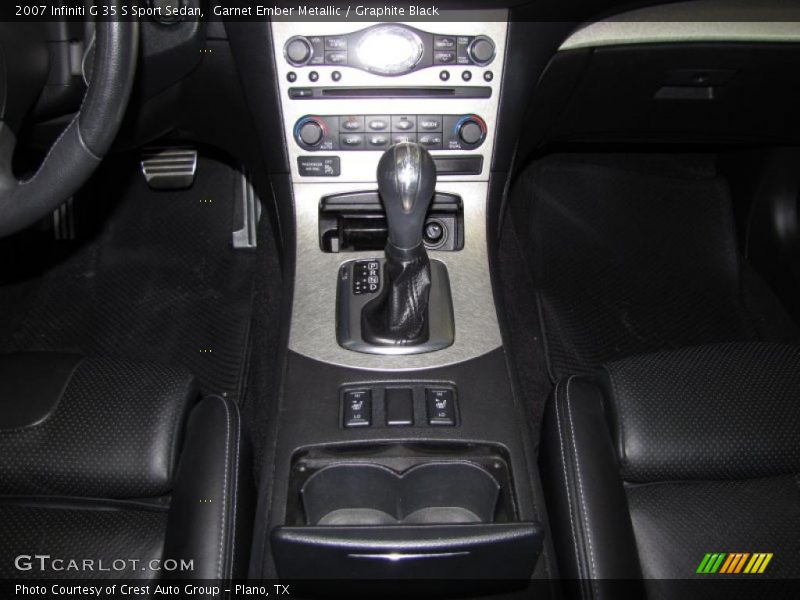 Garnet Ember Metallic / Graphite Black 2007 Infiniti G 35 S Sport Sedan