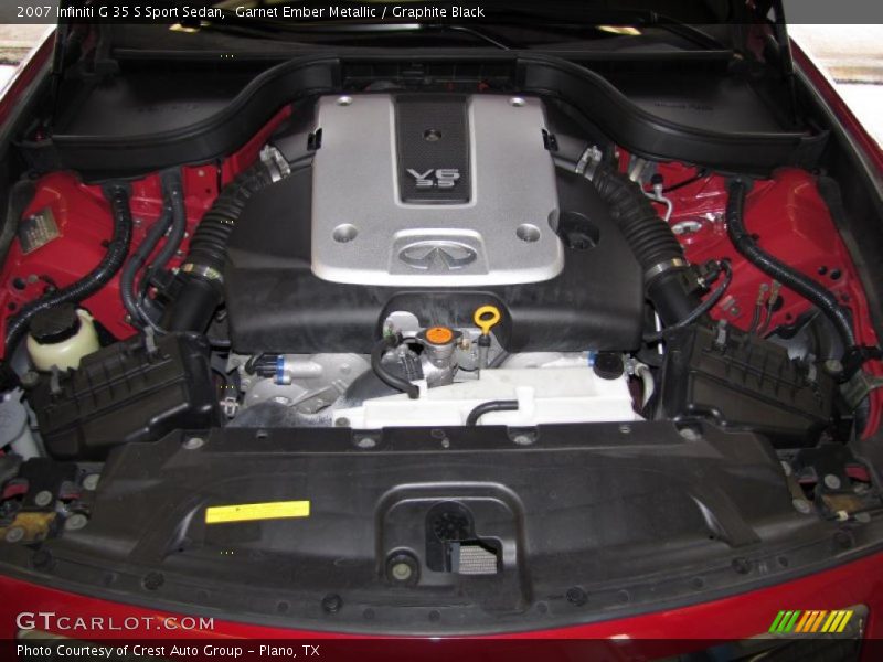 Garnet Ember Metallic / Graphite Black 2007 Infiniti G 35 S Sport Sedan