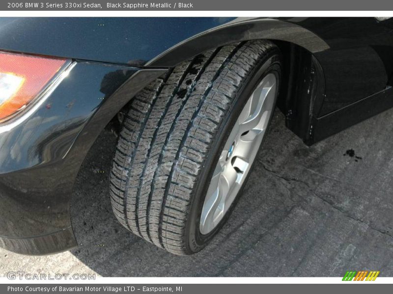 Black Sapphire Metallic / Black 2006 BMW 3 Series 330xi Sedan