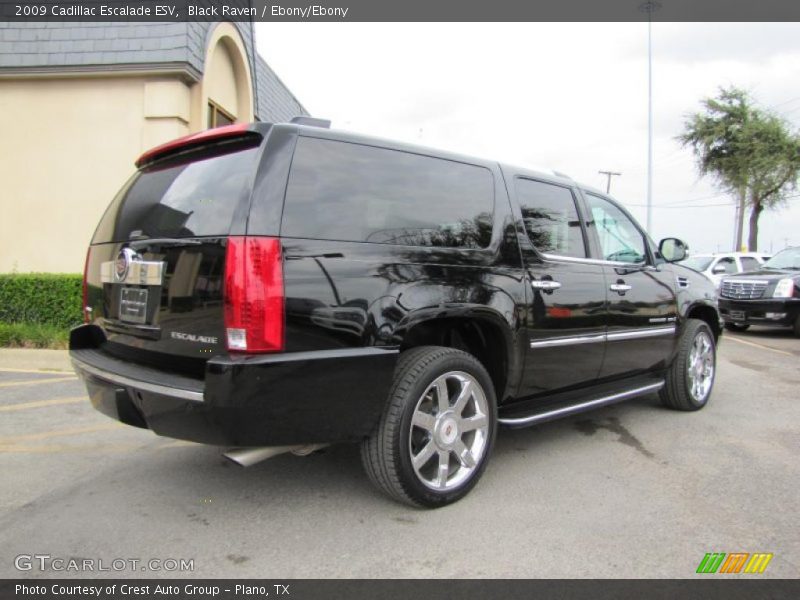 Black Raven / Ebony/Ebony 2009 Cadillac Escalade ESV