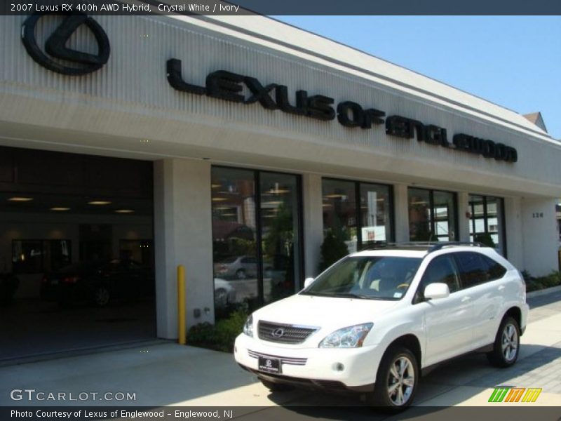 Crystal White / Ivory 2007 Lexus RX 400h AWD Hybrid