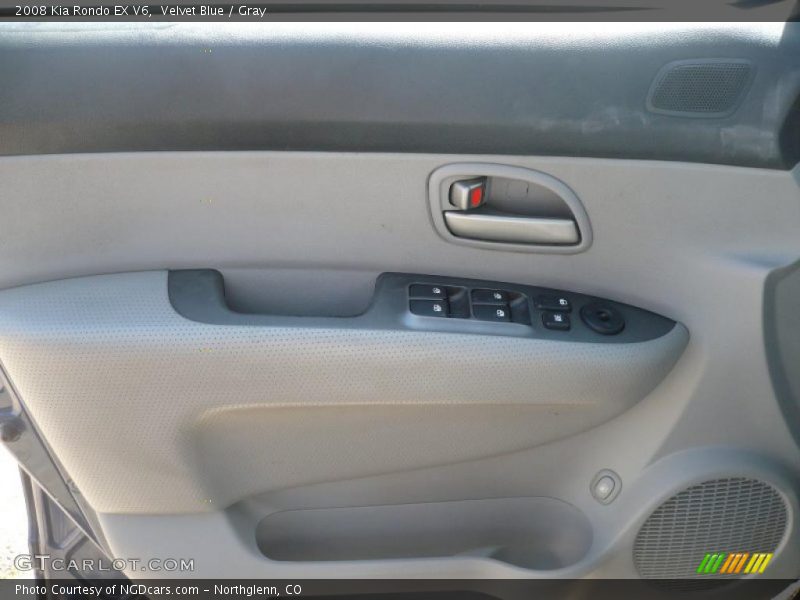 Velvet Blue / Gray 2008 Kia Rondo EX V6