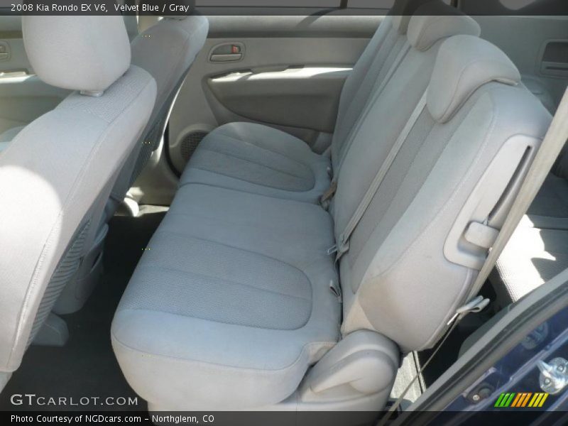 Velvet Blue / Gray 2008 Kia Rondo EX V6