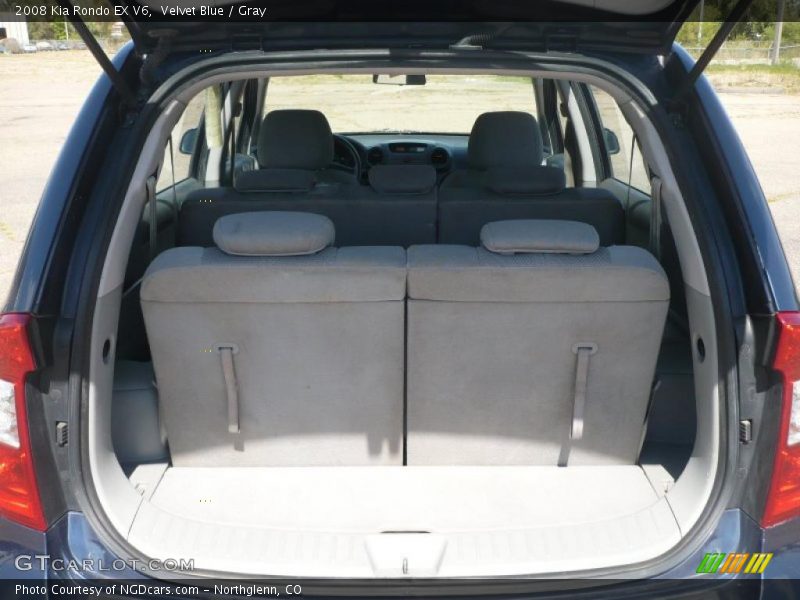 Velvet Blue / Gray 2008 Kia Rondo EX V6