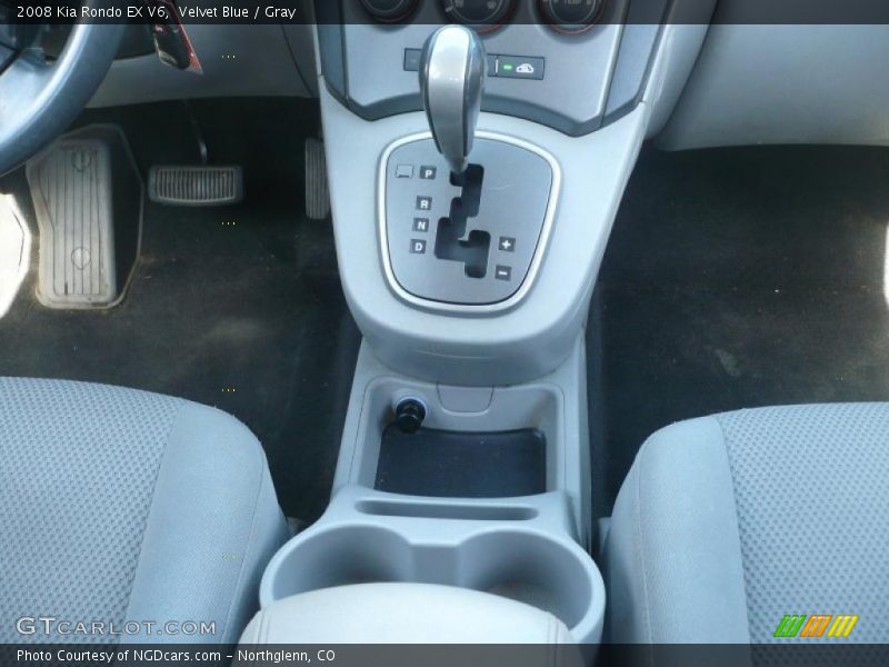 Velvet Blue / Gray 2008 Kia Rondo EX V6