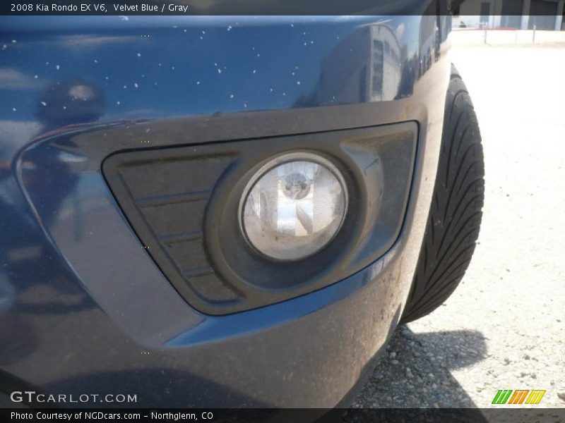 Velvet Blue / Gray 2008 Kia Rondo EX V6