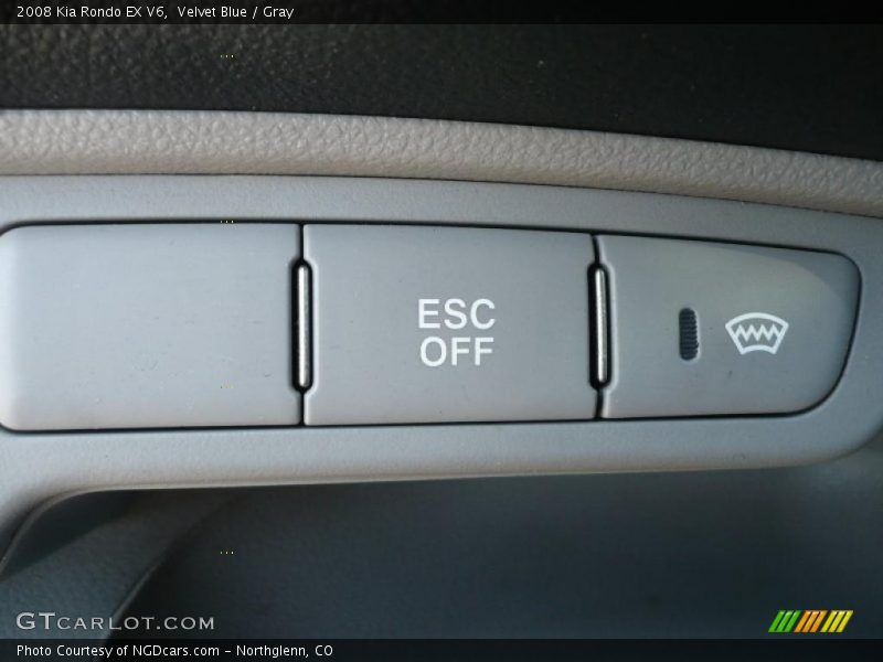 Velvet Blue / Gray 2008 Kia Rondo EX V6
