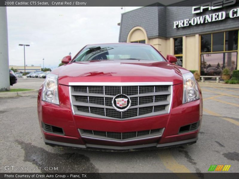 Crystal Red / Ebony 2008 Cadillac CTS Sedan