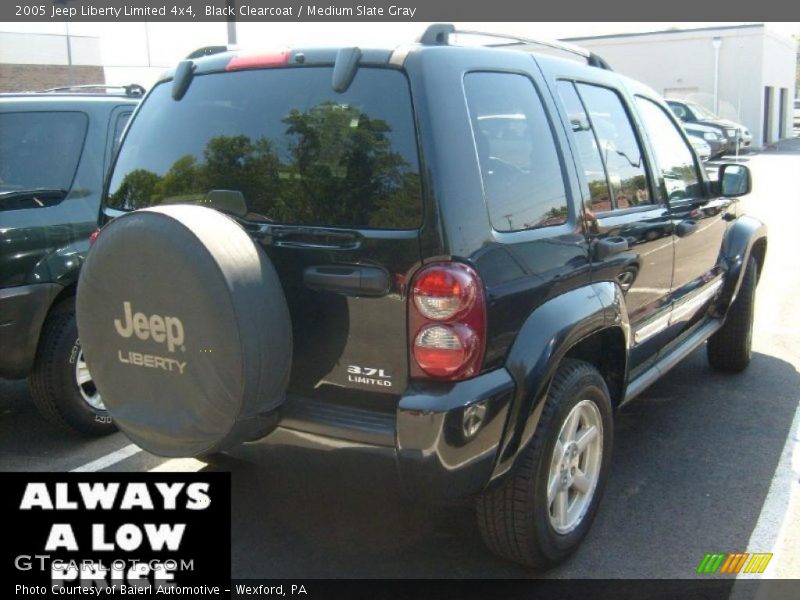 Black Clearcoat / Medium Slate Gray 2005 Jeep Liberty Limited 4x4