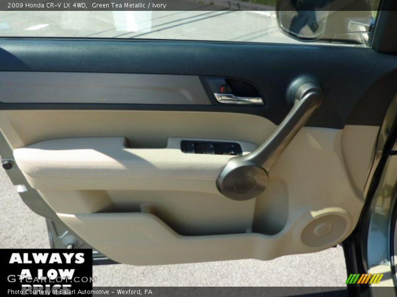 Green Tea Metallic / Ivory 2009 Honda CR-V LX 4WD