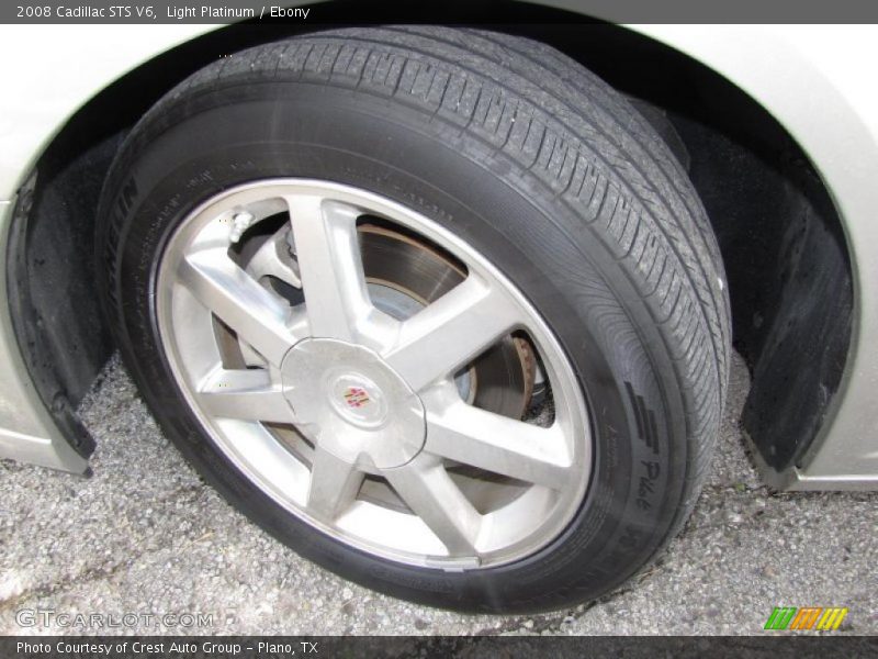 Light Platinum / Ebony 2008 Cadillac STS V6