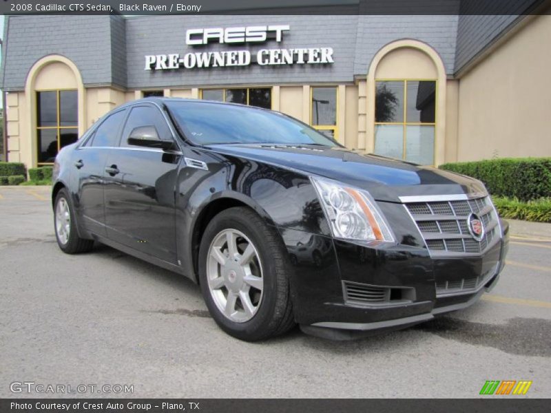 Black Raven / Ebony 2008 Cadillac CTS Sedan