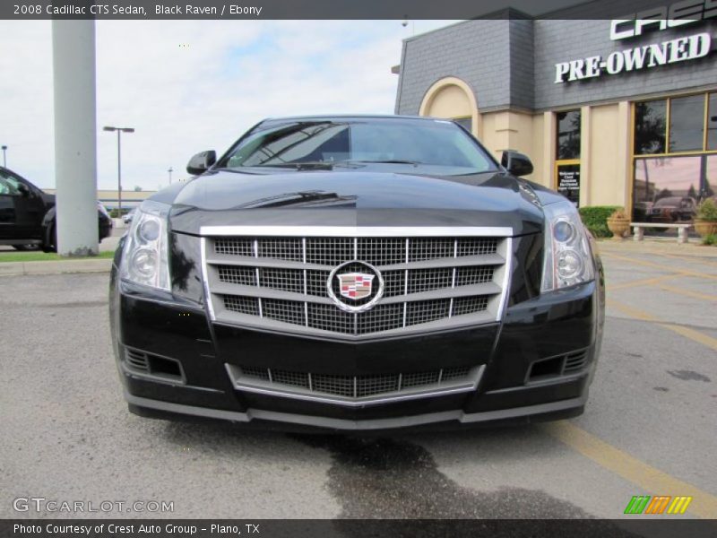 Black Raven / Ebony 2008 Cadillac CTS Sedan