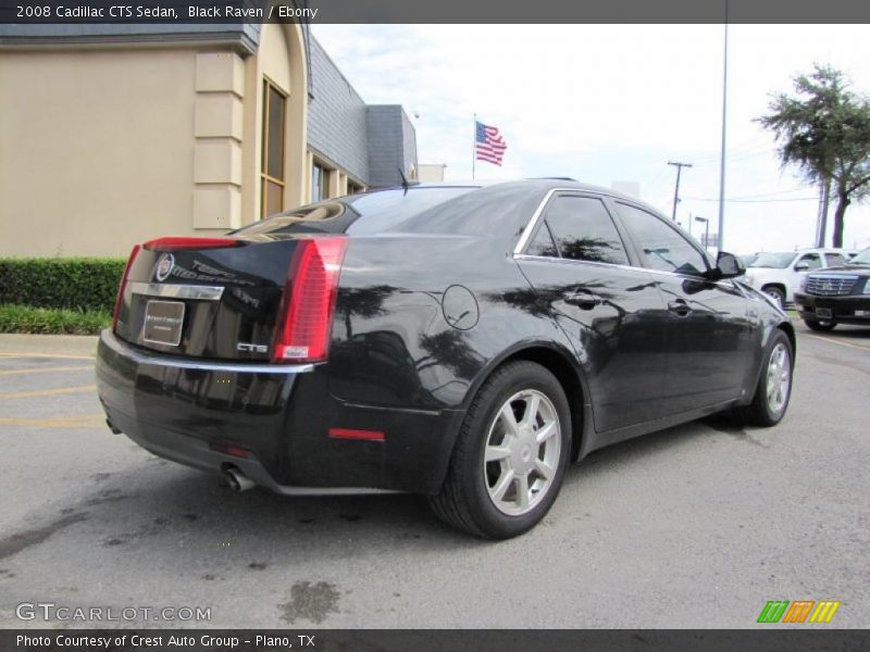 Black Raven / Ebony 2008 Cadillac CTS Sedan