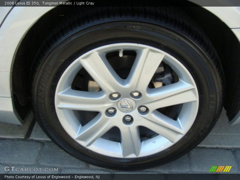 Tungsten Metallic / Light Gray 2008 Lexus ES 350