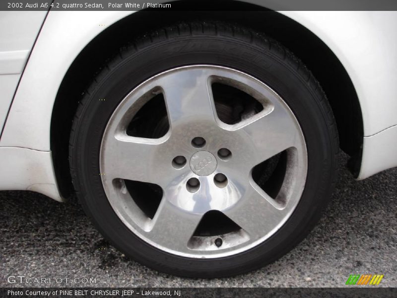 Polar White / Platinum 2002 Audi A6 4.2 quattro Sedan