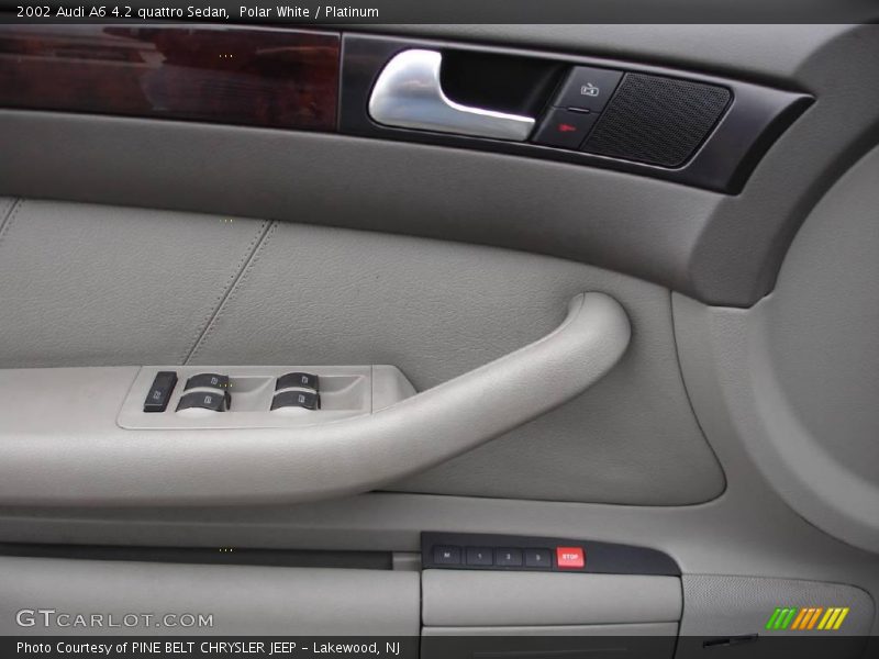 Polar White / Platinum 2002 Audi A6 4.2 quattro Sedan