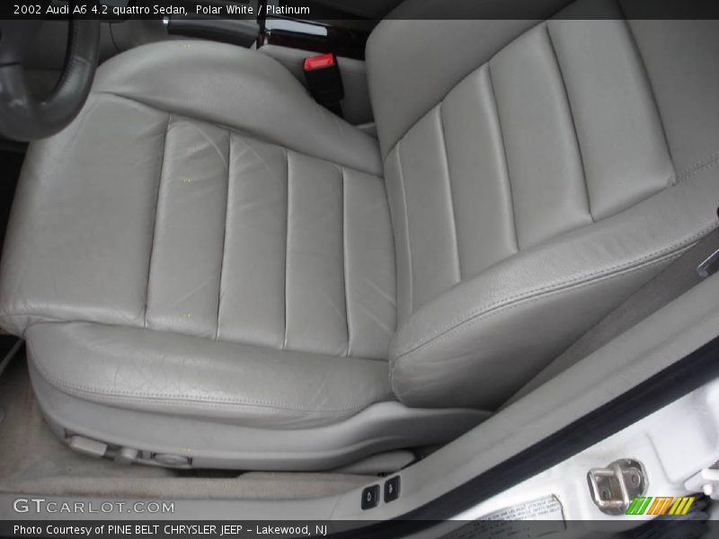 Polar White / Platinum 2002 Audi A6 4.2 quattro Sedan