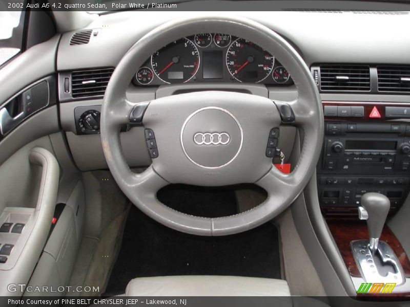 Polar White / Platinum 2002 Audi A6 4.2 quattro Sedan